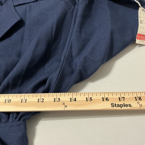 Vintage 1980s Deadstock Sears Navy Size 3/4 Juniors Blazer/Jacket-NWT - Picture 6 of 7